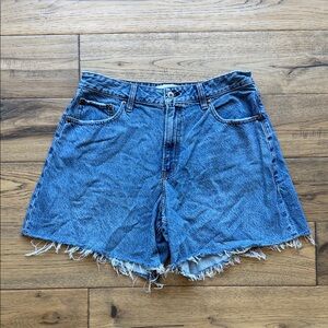 Abercrombie & Fitch High Rise Denim Shorts